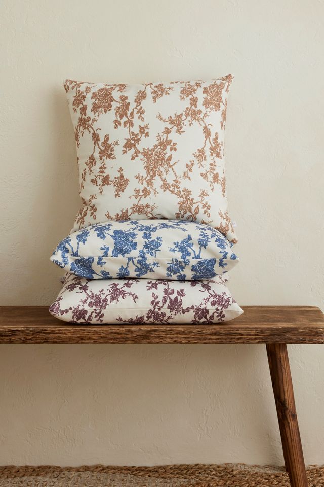Cuscino Floreale Blu Aria Ellenvale Interiors #1