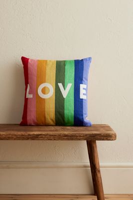 Das Kissen Drop Love Quadratisches Kissen