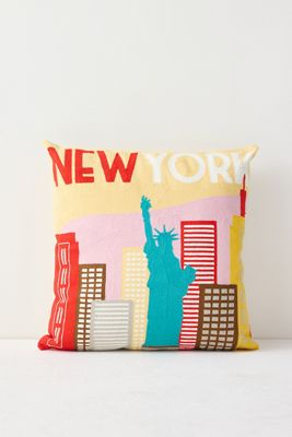 The Pillow Drop New York Cushion
