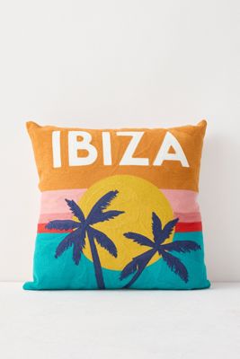 The Pillow Drop Ibiza Cushion