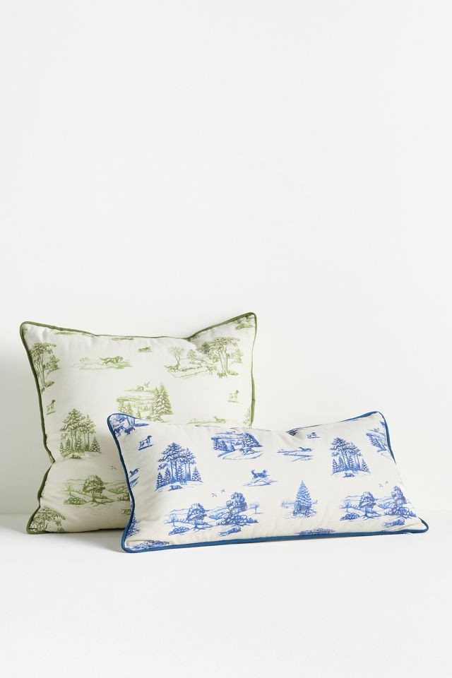Aspen Toile Bedrucktes Baumwollkissen #1
