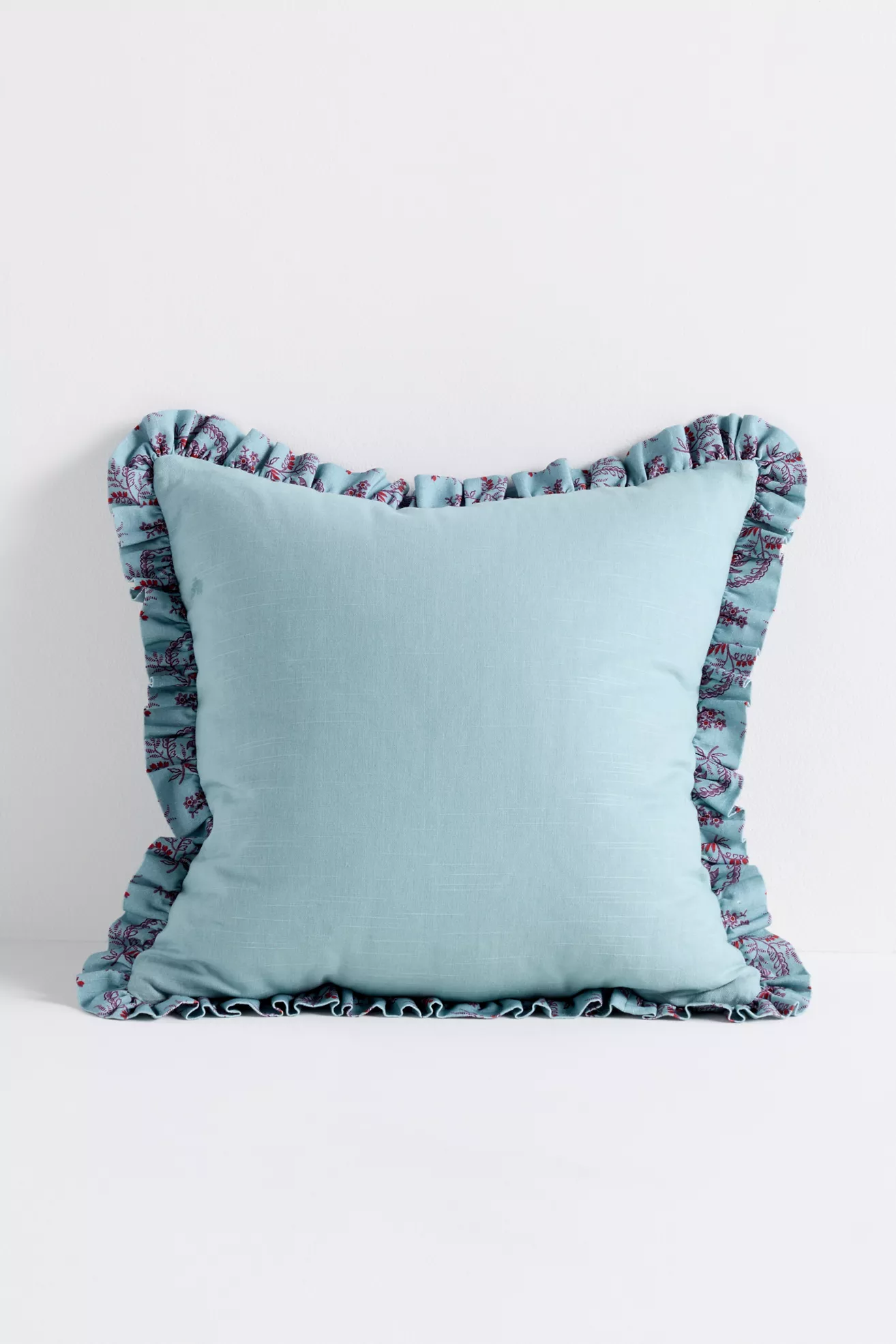 Bernadette Cotton Floral Ruffle Pillow - thumbnail 5