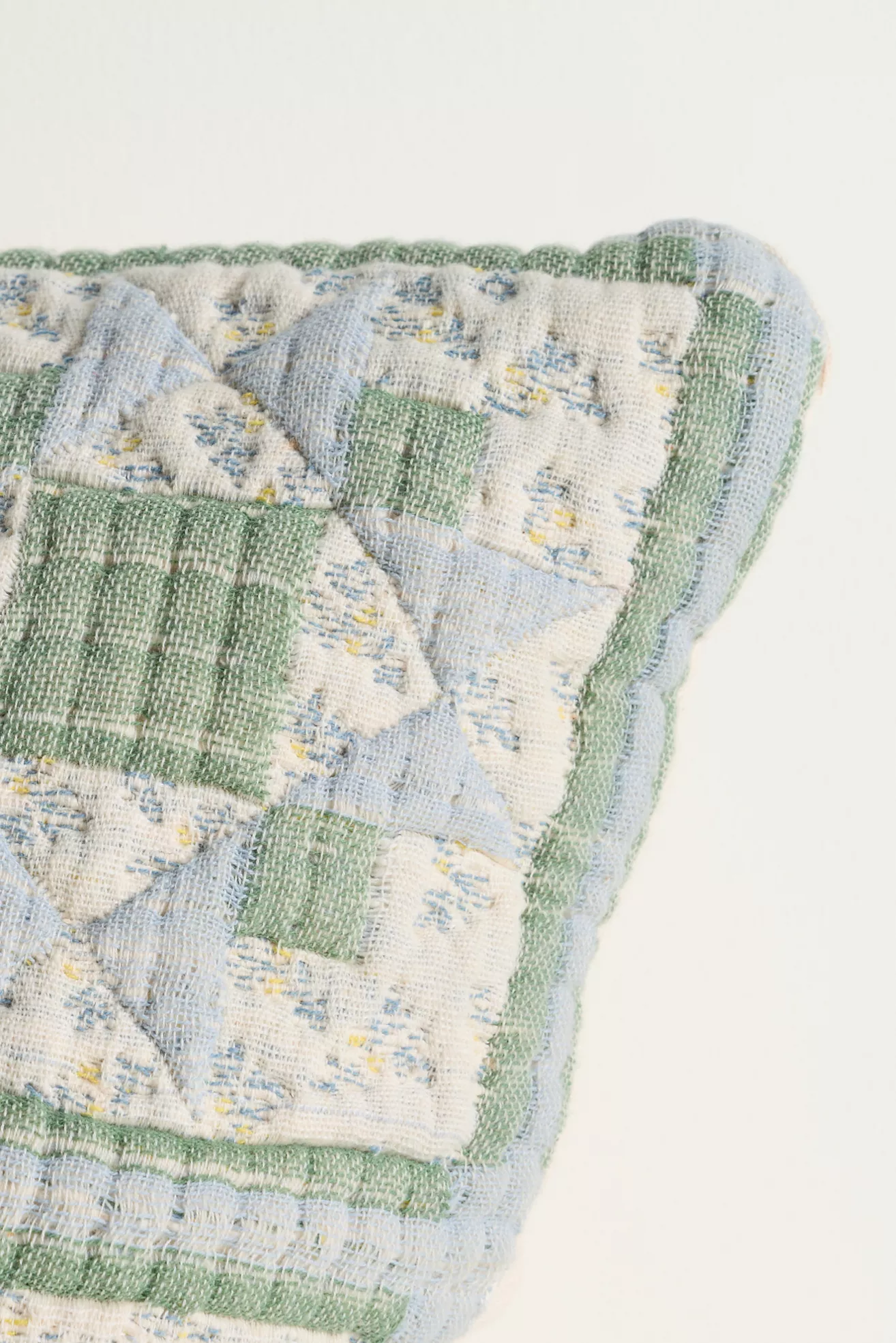 Demitria Cotton Jacquard Woven Pillow - thumbnail 3