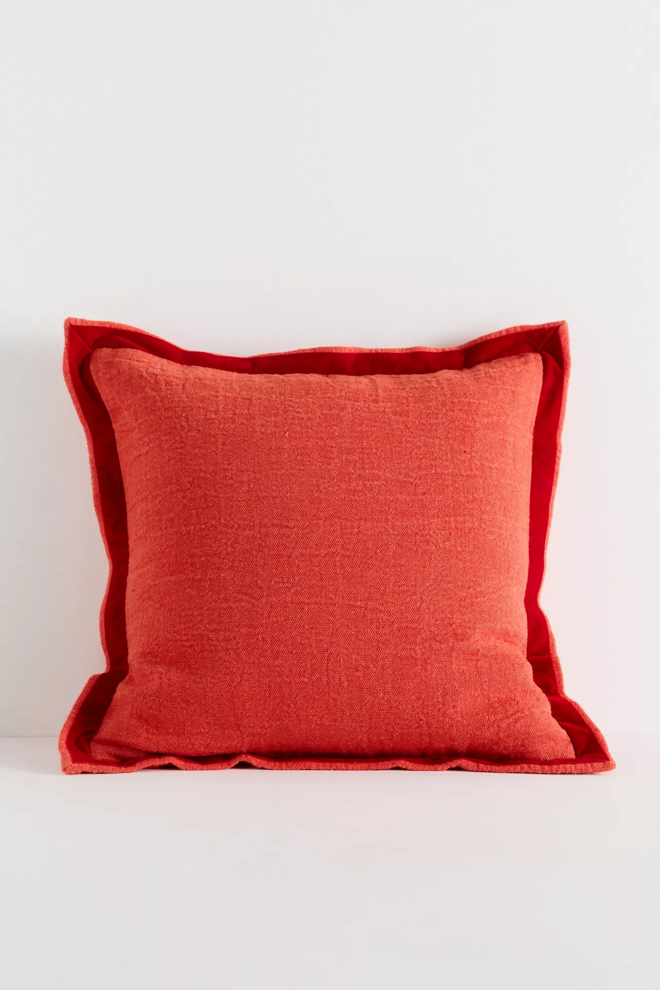 Emory Linen Velvet Bordered Pillow - thumbnail 5