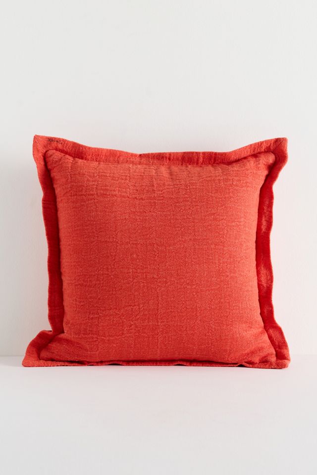 Emory Linen Velvet Bordered Pillow #6