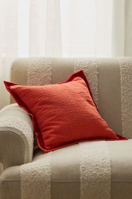 Emory Linen Velvet Bordered Pillow