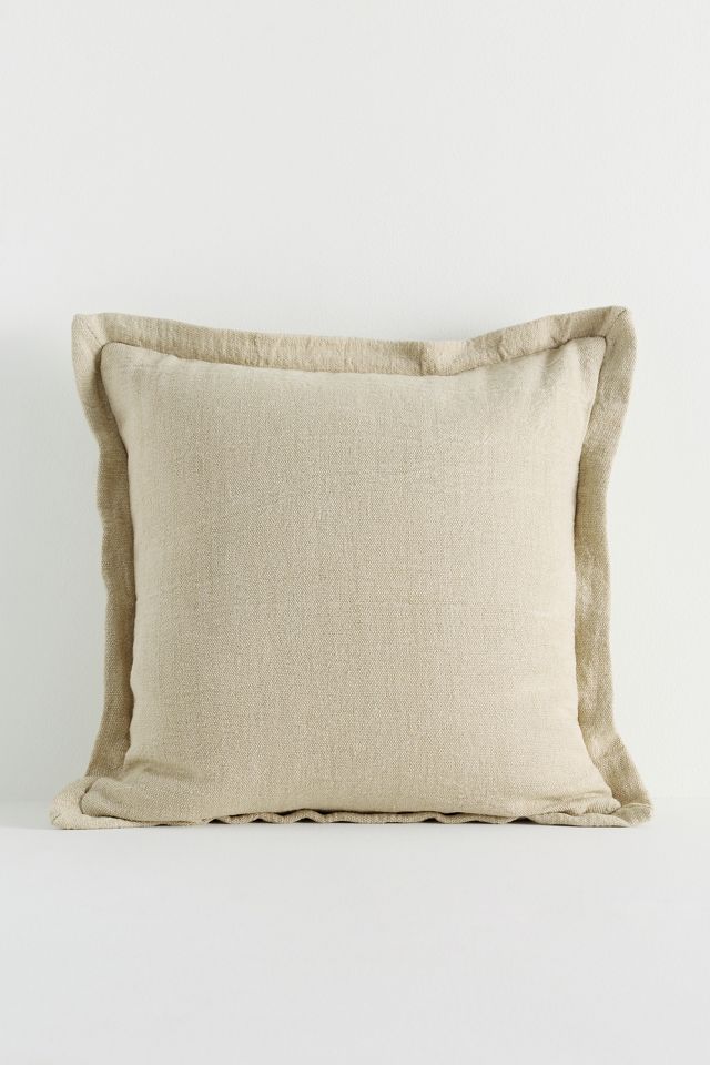 Emory Linen Velvet Bordered Pillow #5