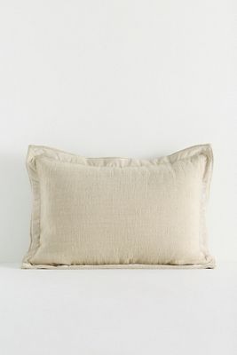 Emory Linen Velvet Bordered Pillow