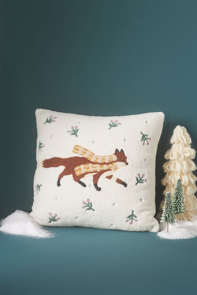 Mila faux fur throw pillow hotsell