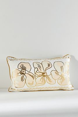 Shop The Metropolitan Museum Of Art X Anthropologie Floral Velvet Pillow