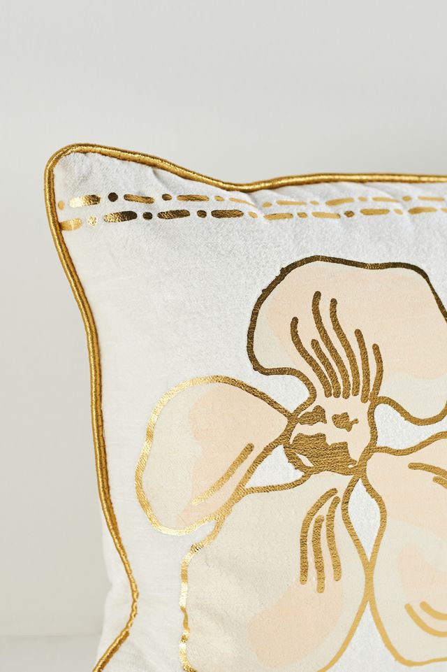 The Met x Anthropologie Floral Velvet Pillow #3