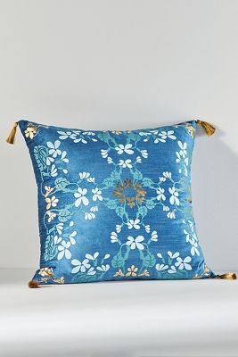 Shop The Metropolitan Museum Of Art X Anthropologie Floral Velvet Pillow