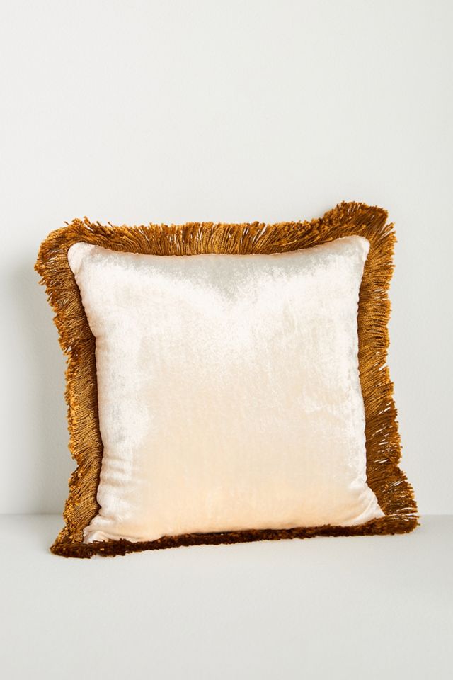 Mini Velvet Fringe Pillow #2