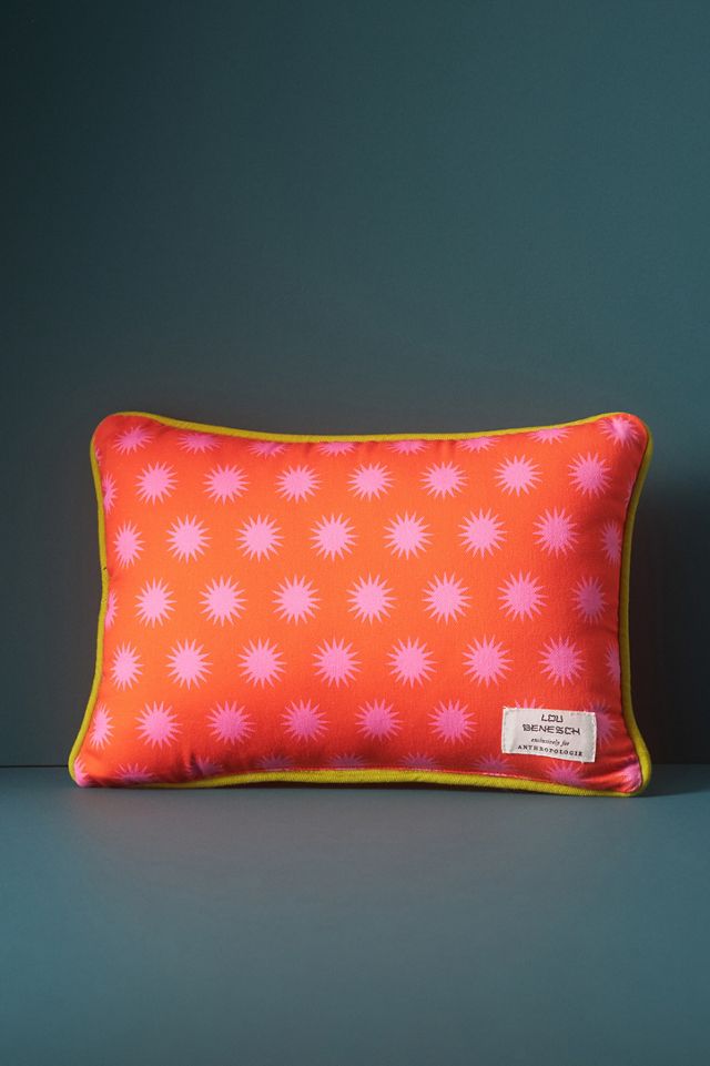Lou Benesch x Anthropologie Mini Stargazer Embroidered Cotton Zodiac Pillow #1
