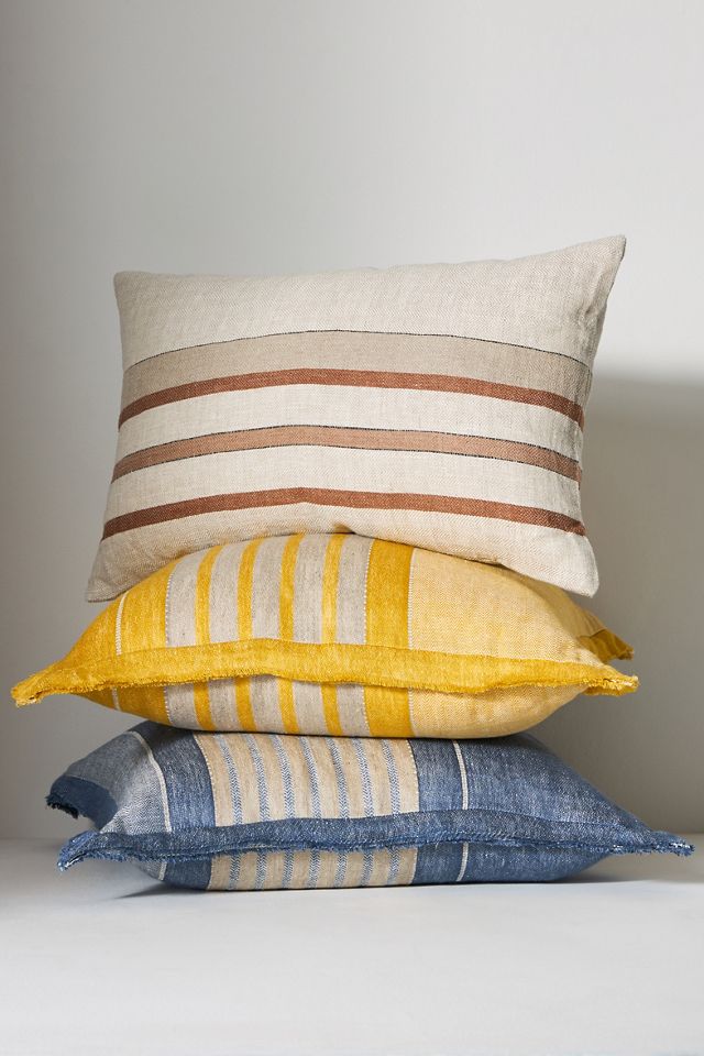 Quinn Linen Stripe Pillow #2