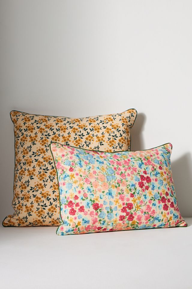 Vera Cotton Floral Printed Pillow #3
