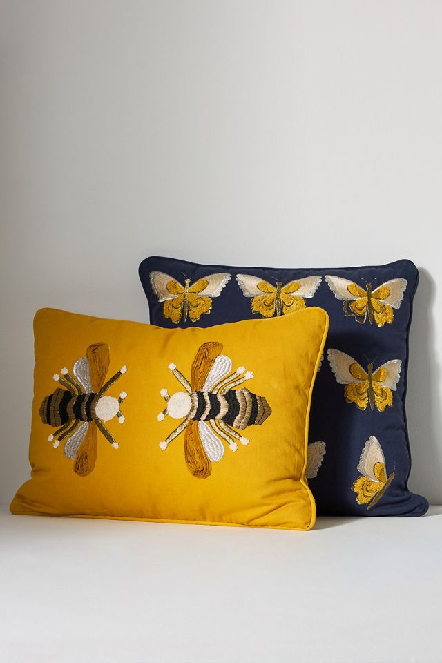 Mirabelle Cotton Embroidered Pillow #3
