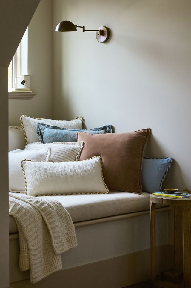 Kayla Cotton Herringbone Pillow #6