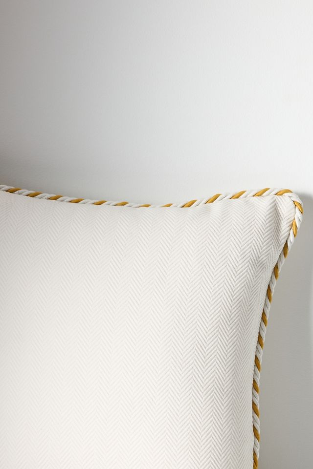 Kayla Cotton Herringbone Pillow #4