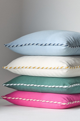Anthropologie Kayla Piped Cushion