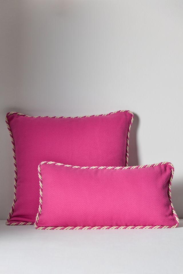 Kayla Cotton Herringbone Pillow #3