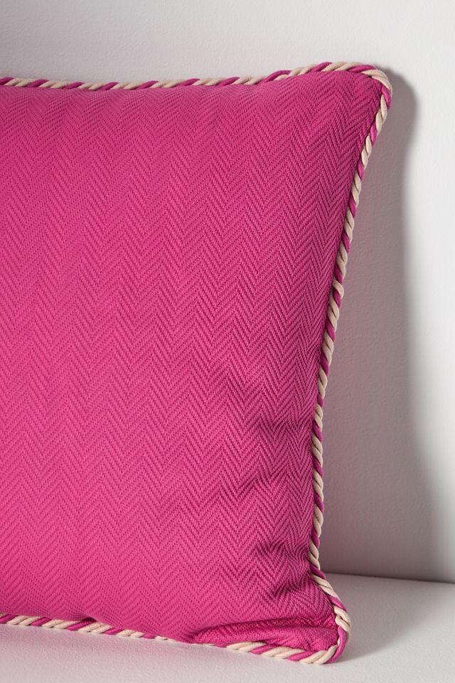 Kayla Cotton Herringbone Pillow #4