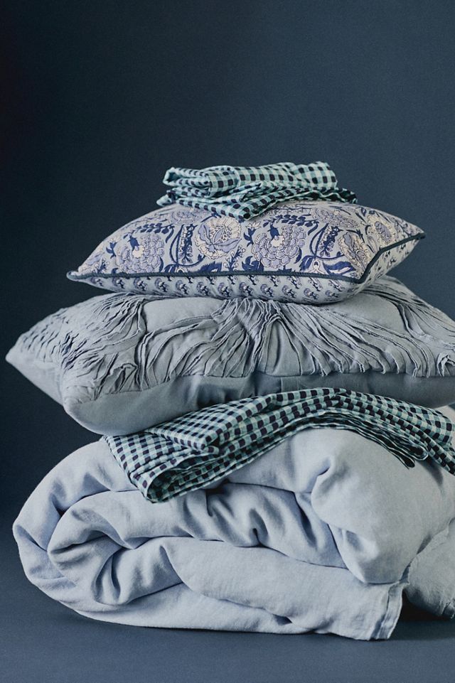 Cotton Mix Print Floral Pillow #9