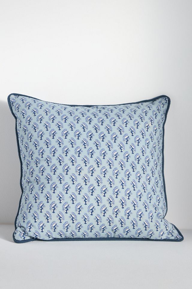 Cotton Mix Print Floral Pillow #4