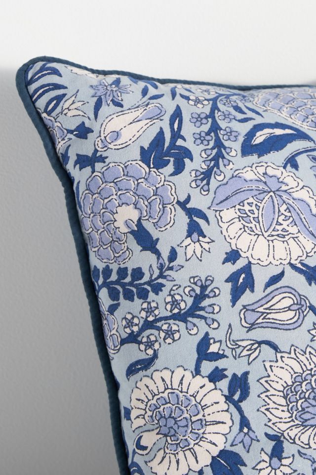 Cotton Mix Print Floral Pillow #5