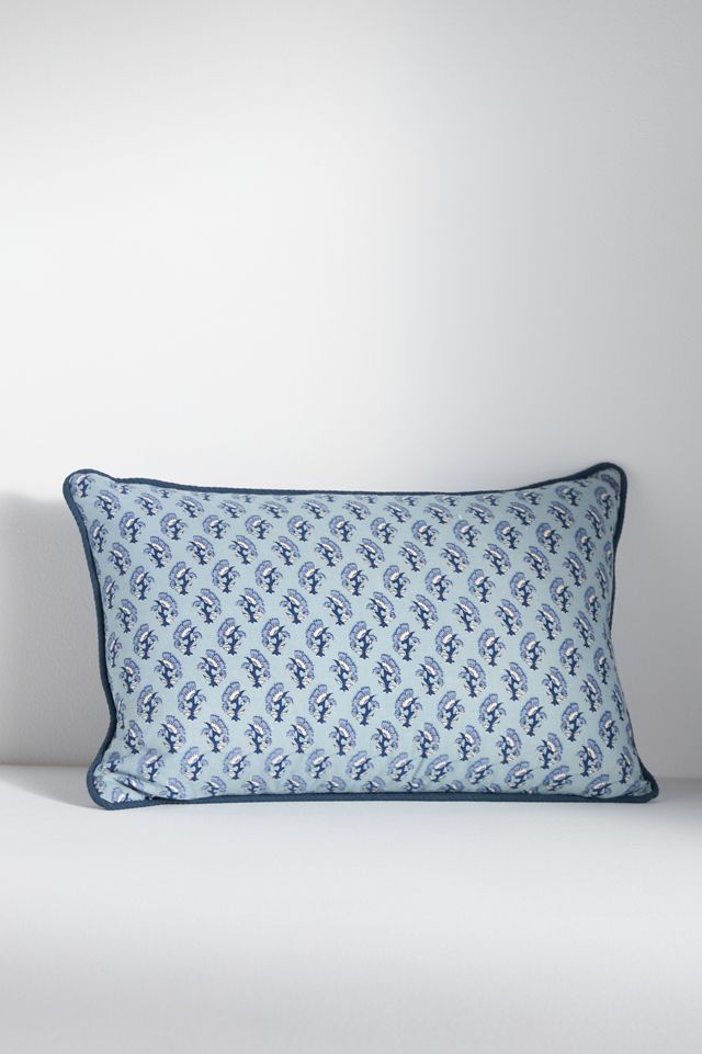 Cotton Mix Print Floral Pillow #7