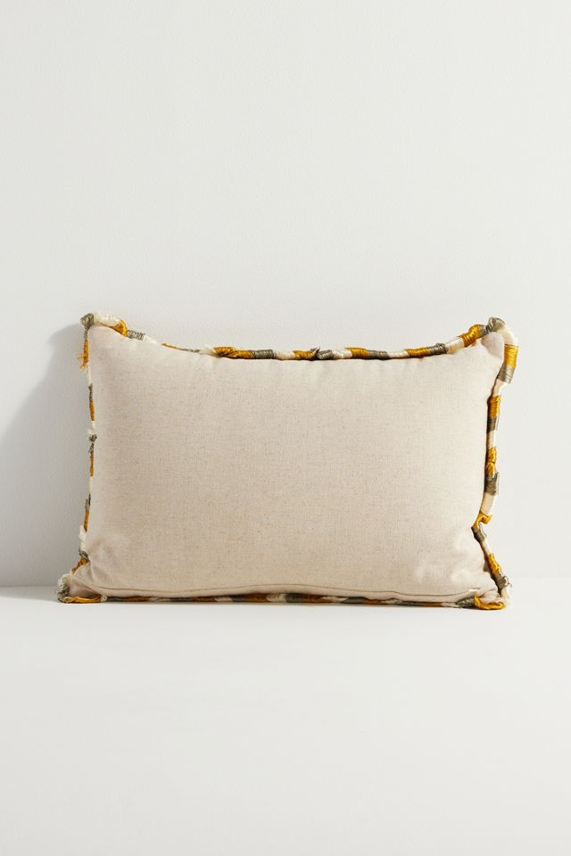 Coussin brodé en coton Georgia #3