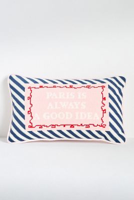 Furbish Studio Petite Needlepoint Pillow