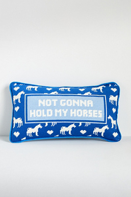 Furbish Studio Mini Needlepoint Pillow