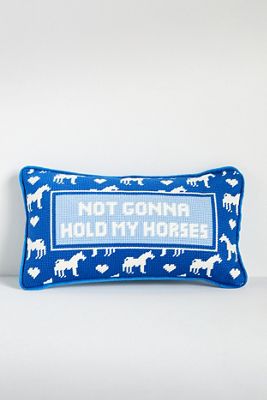 Furbish Studio Petite Needlepoint Pillow