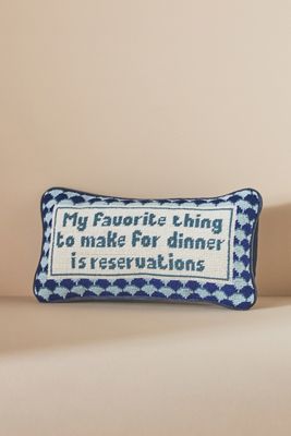 Furbish Studio Petite Needlepoint Pillow