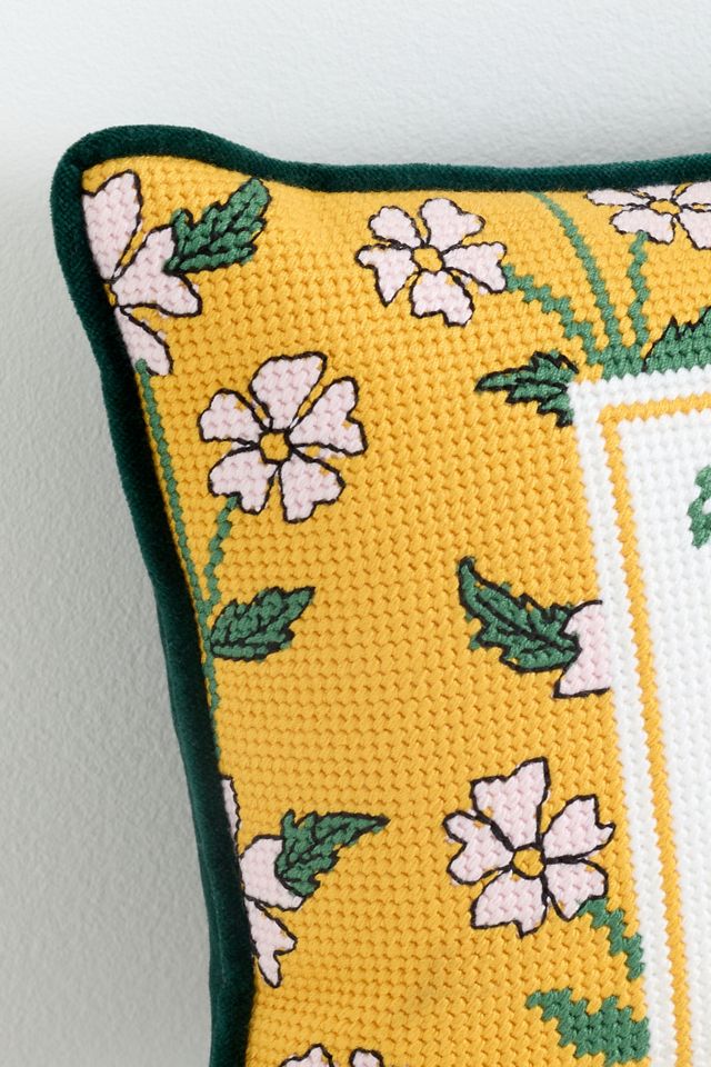 Furbish Studio Petite Needlepoint Pillow #2