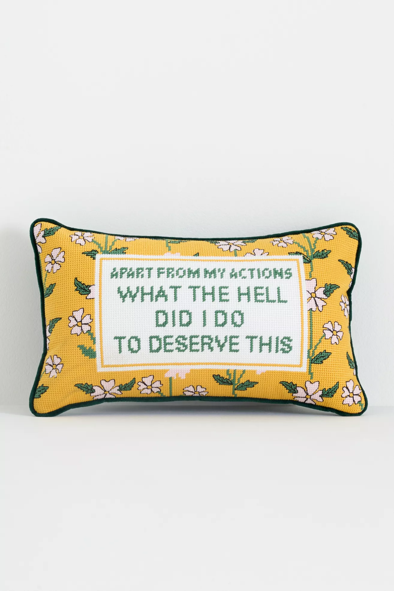 Furbish Studio Petite Needlepoint Pillow - thumbnail 2