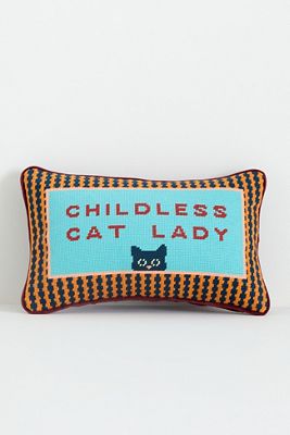 Furbish Studio Petite Needlepoint Pillow