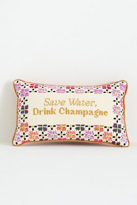 Furbish Studio Petite Needlepoint Pillow