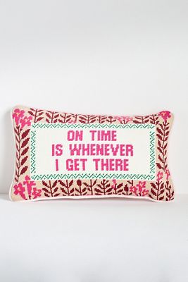 Furbish Studio Petite Needlepoint Pillow