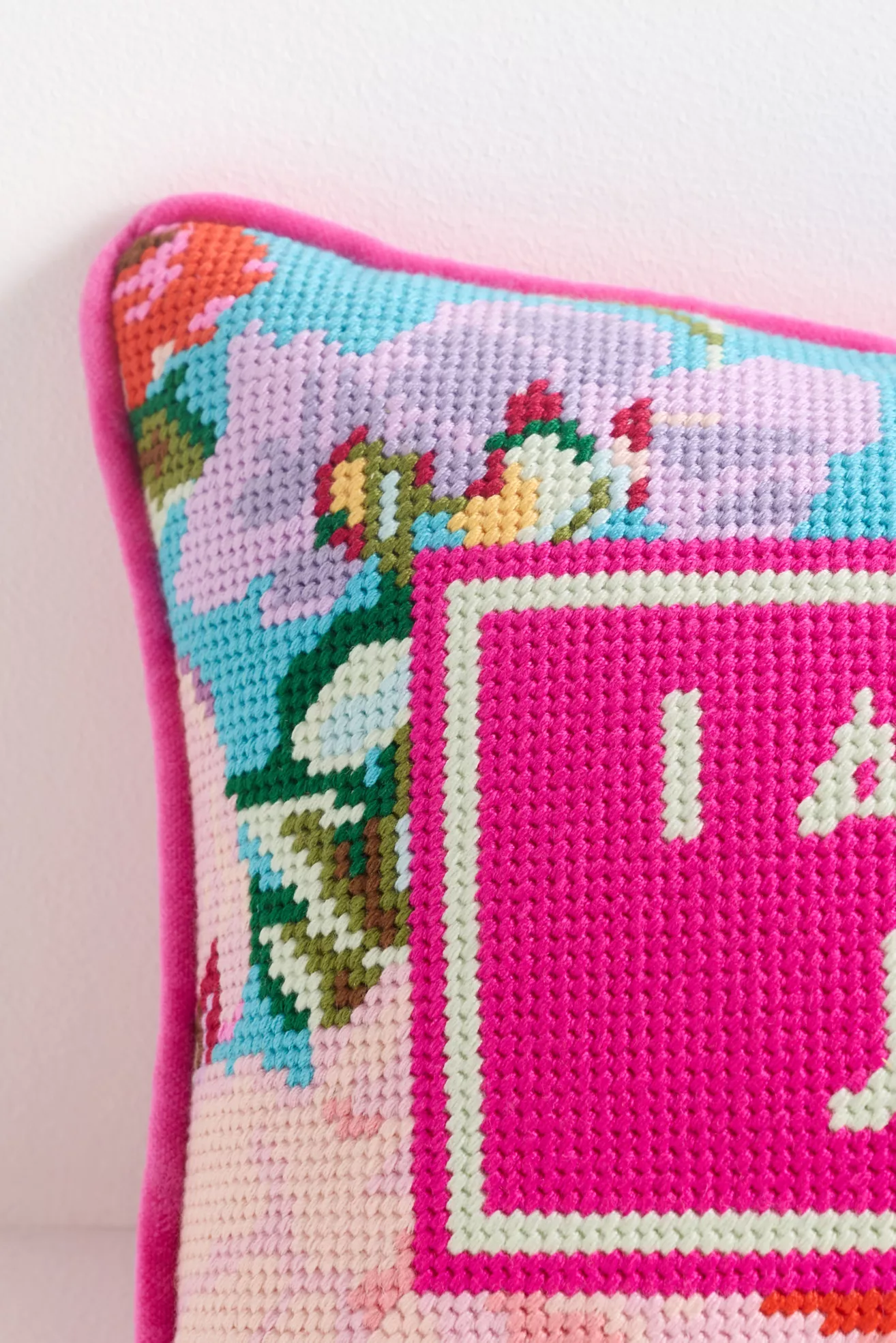 Furbish Studio Petite Needlepoint Pillow - thumbnail 7