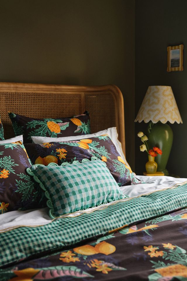 Coussin à motif vichy Capri #5
