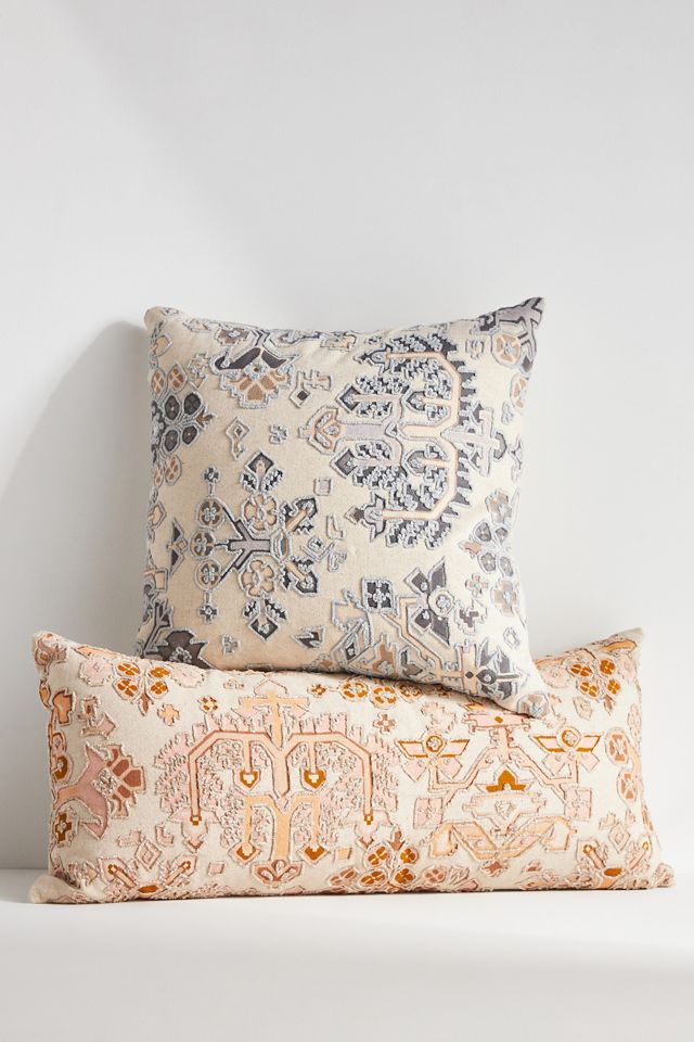 Talia Texture Embroidered Cushion #1