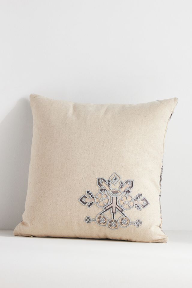 Talia Texture Embroidered Cushion #2