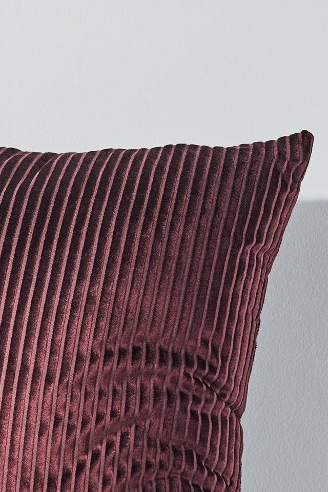 Fiora Ribbed Velvet Pillow