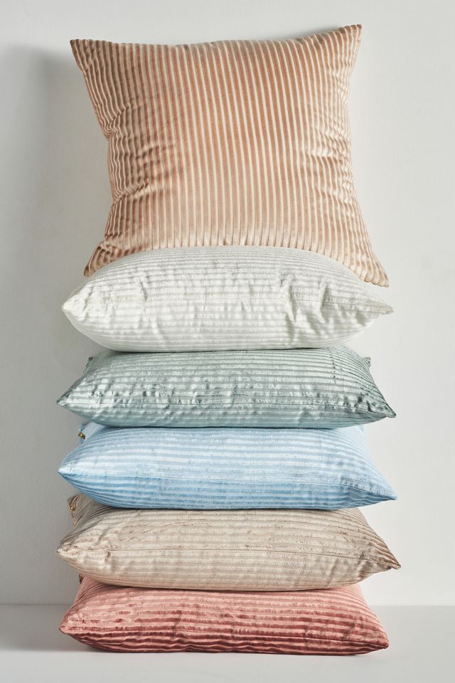 Fiora Ribbed Velvet Pillow #2