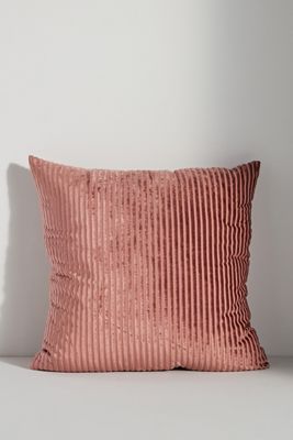 Fiora Ribbed Velvet Pillow