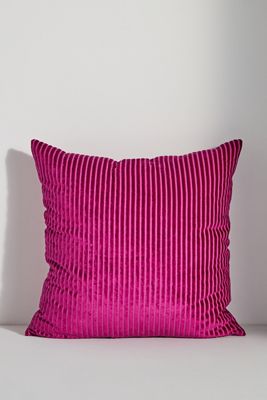 Fiora Ribbed Velvet Pillow