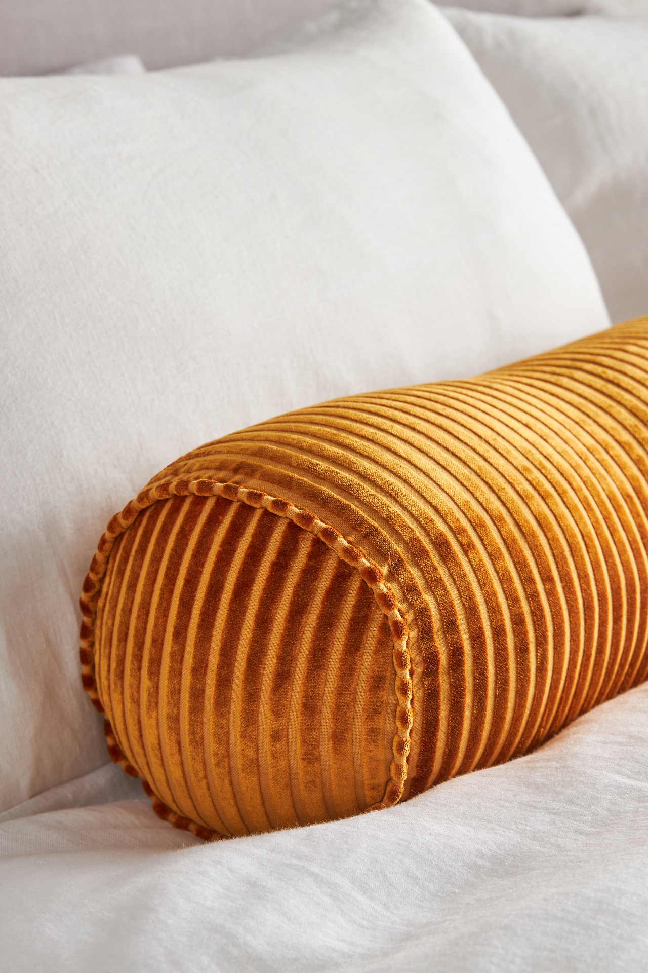 Fiora Ribbed Velvet Pillow