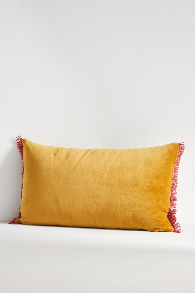 Harlowe Embroidered Velvet Pillow #2